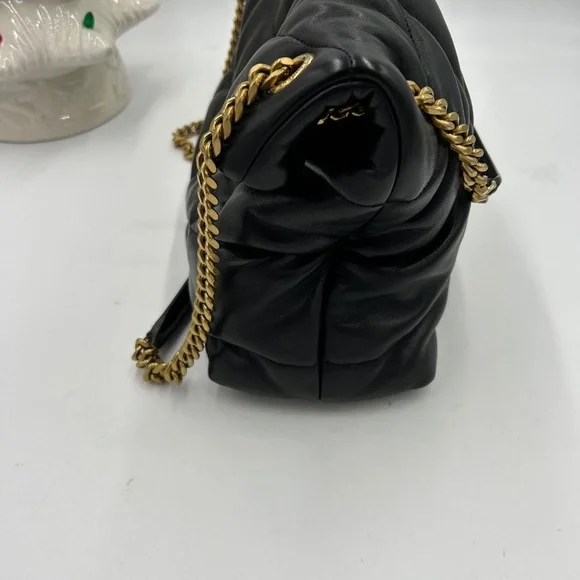 Saint Laurent Lou medium puffer shoulder bag made in Italy - Picture 8 of 16